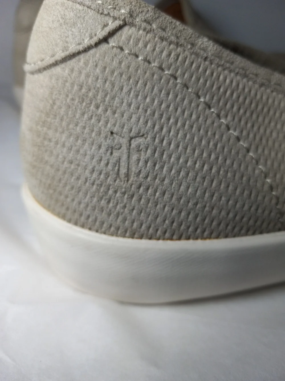 Frye Men's Slip-On Suede Loafers - Taupe Size 9